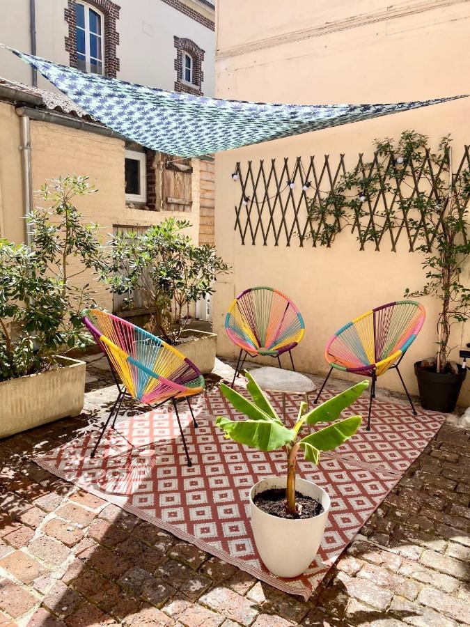 Garden Spa-Hyper Centre Avec Cour-Calme-Sauna-Hamam Apartment Troyes Bagian luar foto